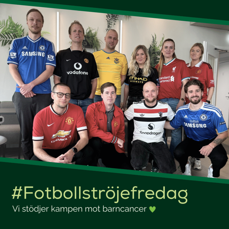 Idag bär vi fotbollströjor med stolthet – barn och cancer hör inte ihop.