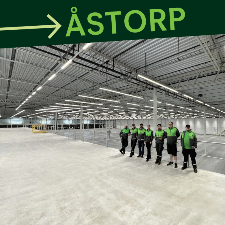 Vi växer och flyttar till toppmoderna och hållbara lokaler i Åstorp