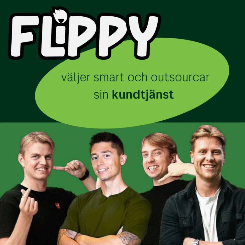 Flippy outsourcar sin kundtjänst