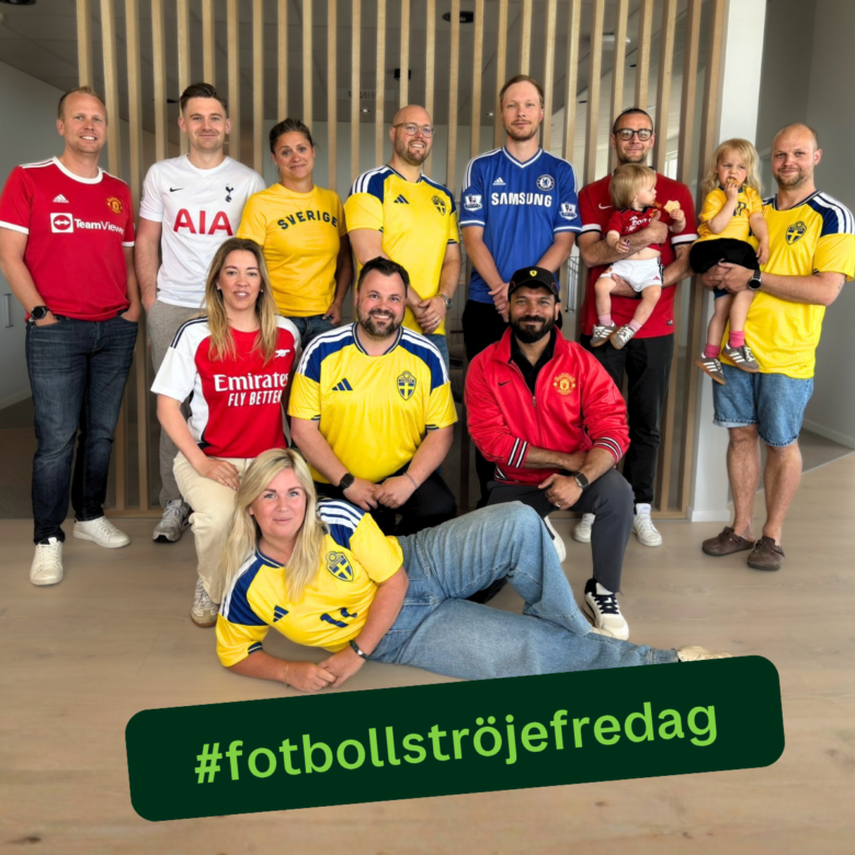 Idag uppmärksammar vi Fotbollströjefredag