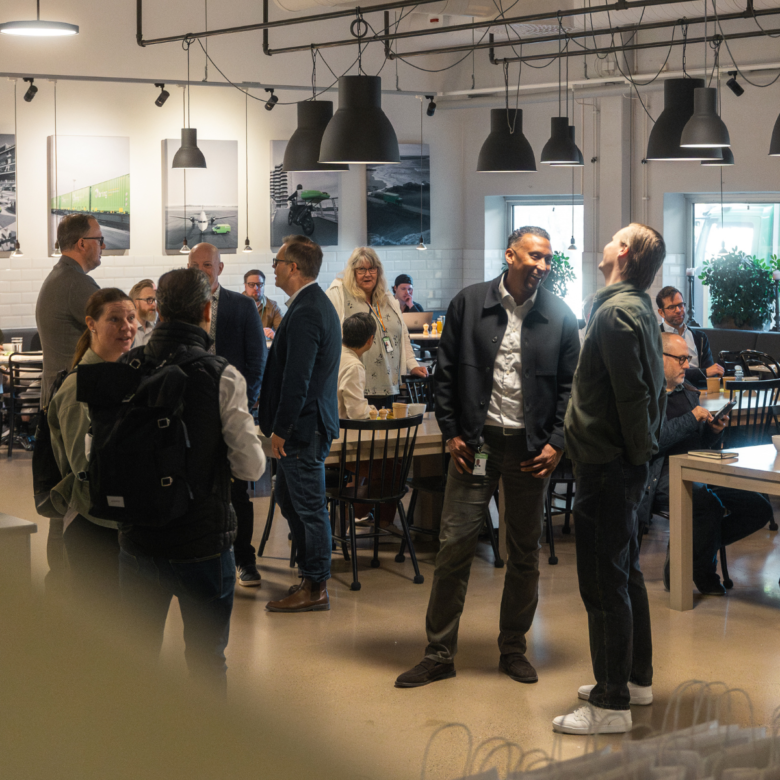 Fullt hus på frukosteventet